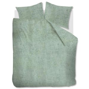 Beddinghouse Frost Flanel Dekbedovertrek Groen – 200×200/220 cm