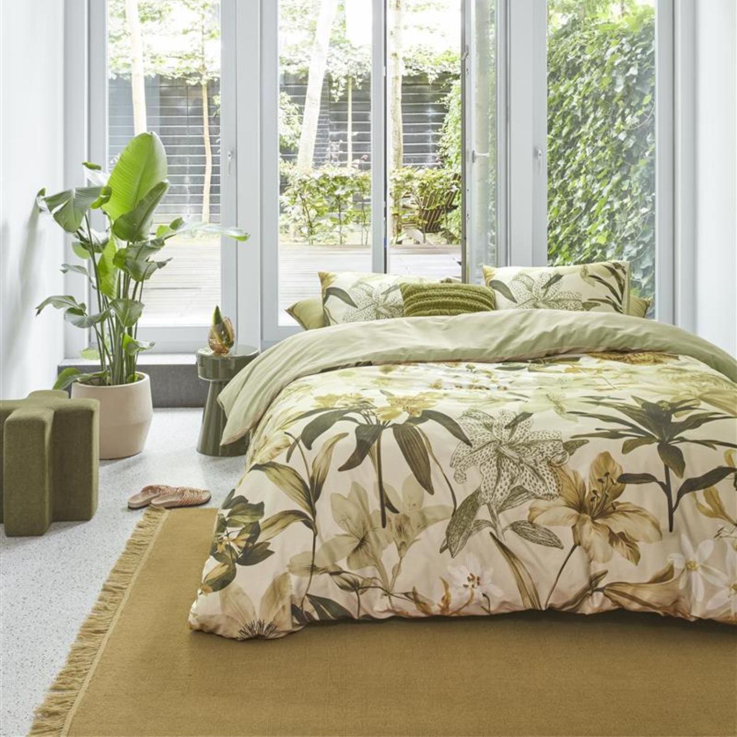 Beddinghouse Kiley dekbedovertrek – 140×200/220 cm – Groen - Afbeelding 5