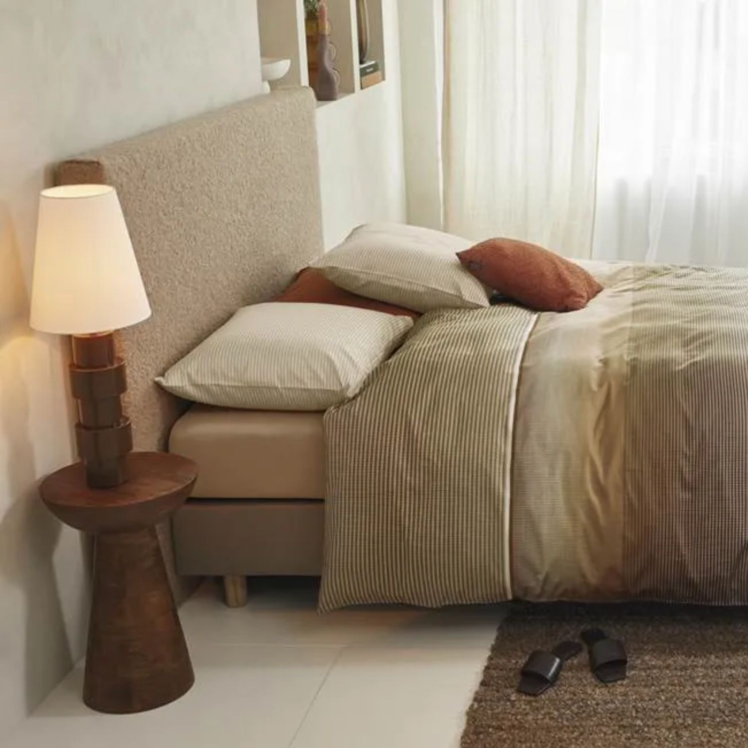 Beddinghouse Jenn Dekbedovertrek – 140×200/220 cm – Bruin - Afbeelding 3