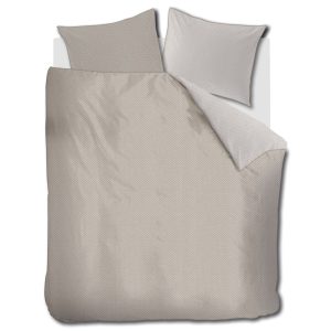 Rivièra Maison Dekbedovertrek Emery – 200 x 200/220 – Taupe