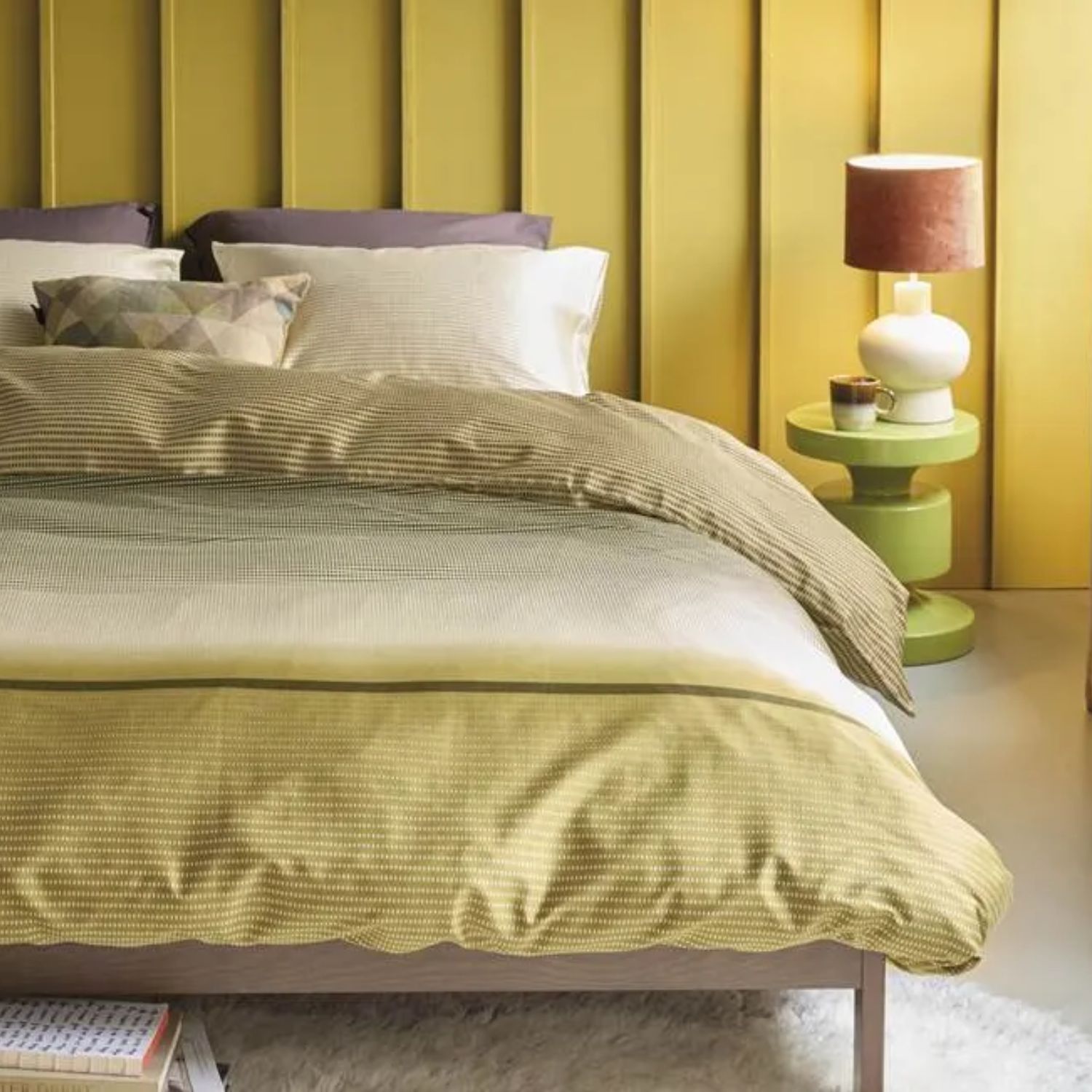 Beddinghouse Jenn Dekbedovertrek – 140×200/220 cm – Groen - Afbeelding 4