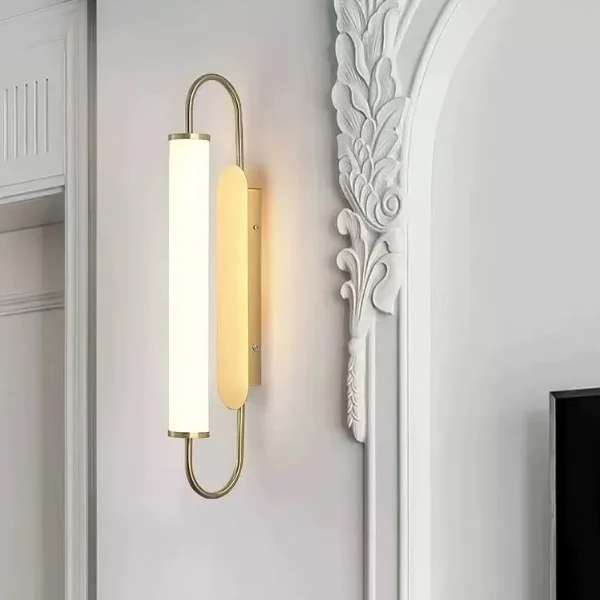 12W Gouden LED Wandlamp Acryl Modern voor Slaapkamer en Badkamer - Afbeelding 3