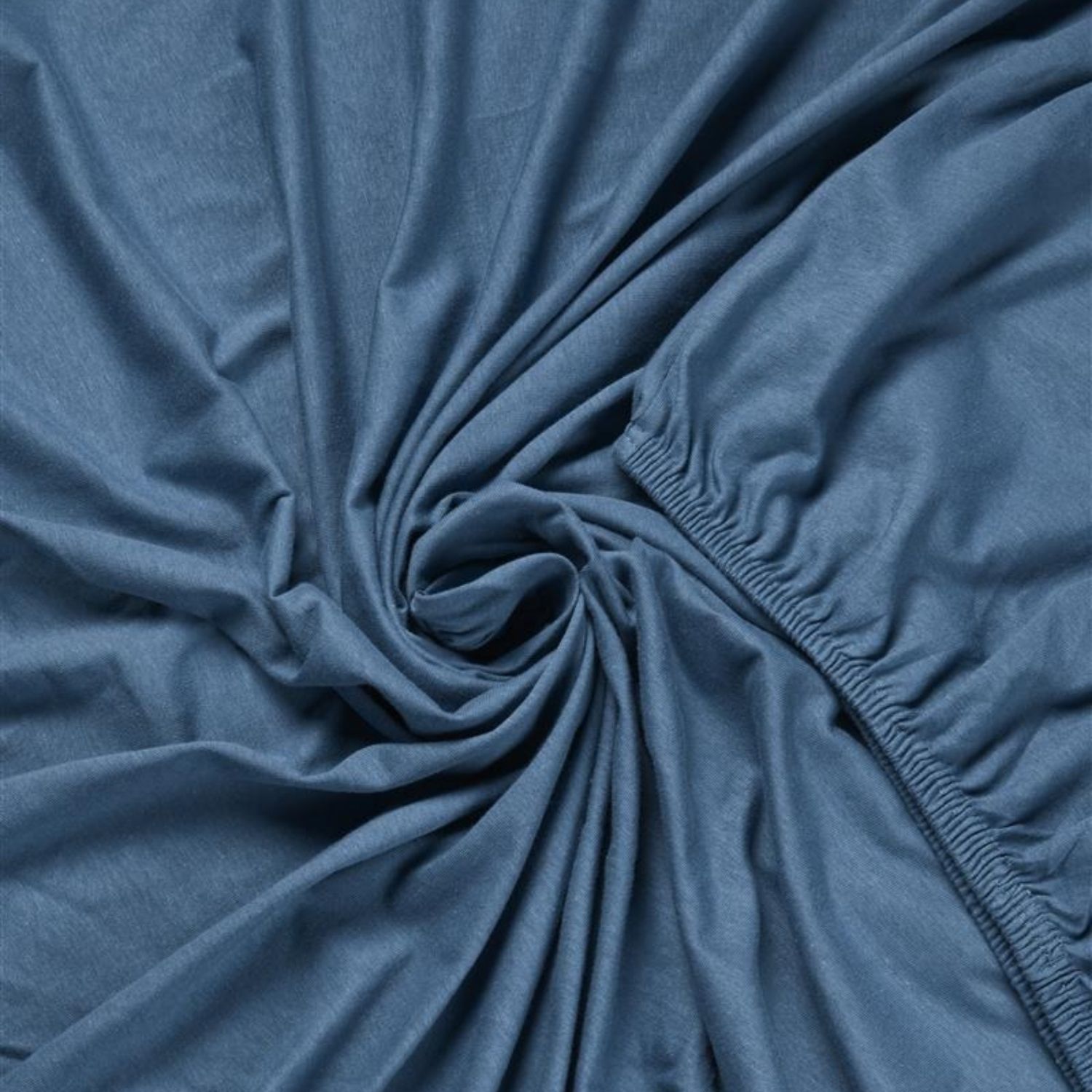 Beddinghouse Jersey Hoeslaken Blauw – 160 x 200/220 cm - Afbeelding 3