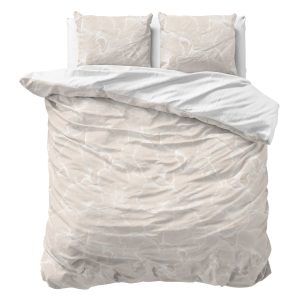 Sleeptime Dekbedovertrek Ginkgo Whisper Zand – 200×200/220 cm