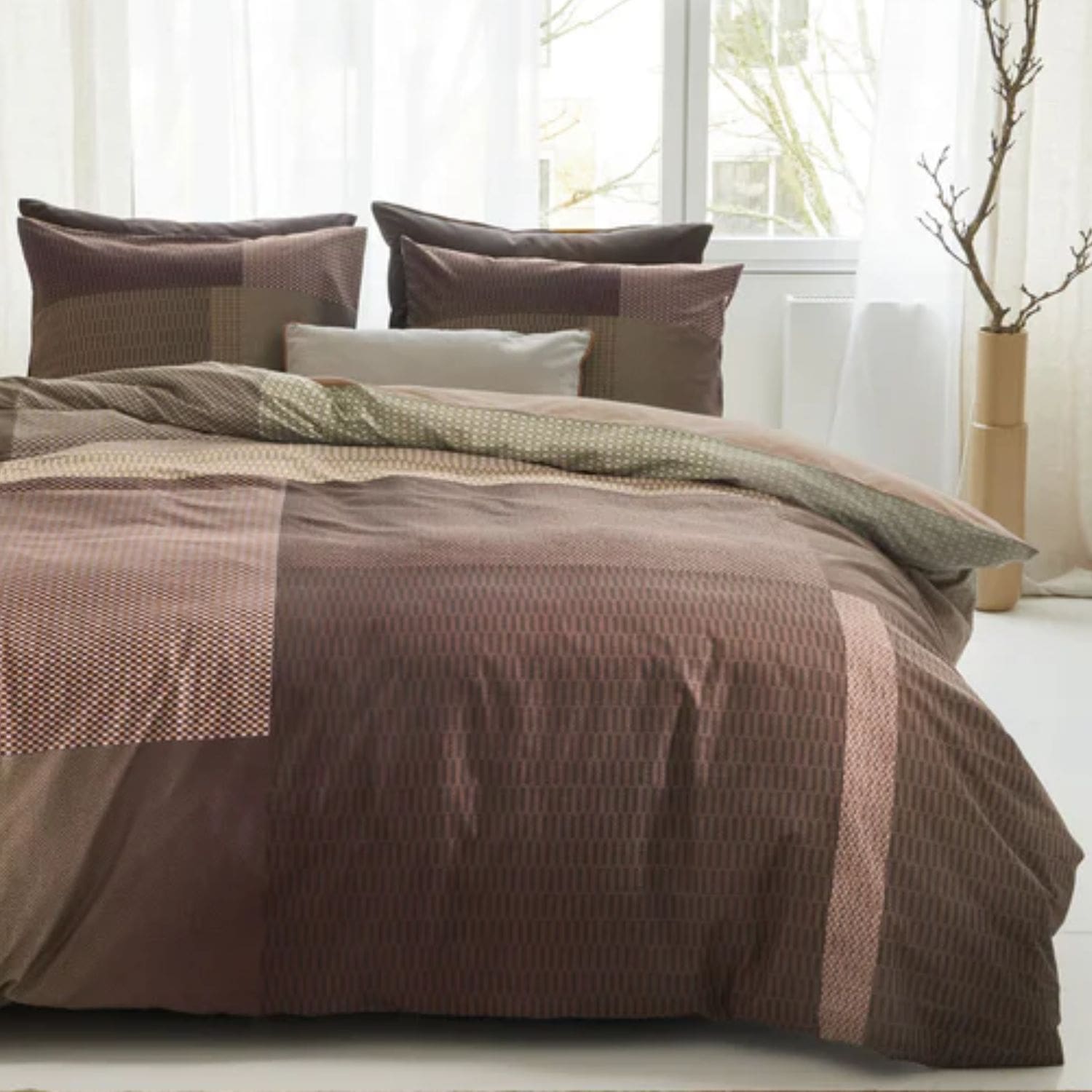 Beddinghouse Lovis Dekbedovertrek Terra – 140×200/220 cm - Afbeelding 5