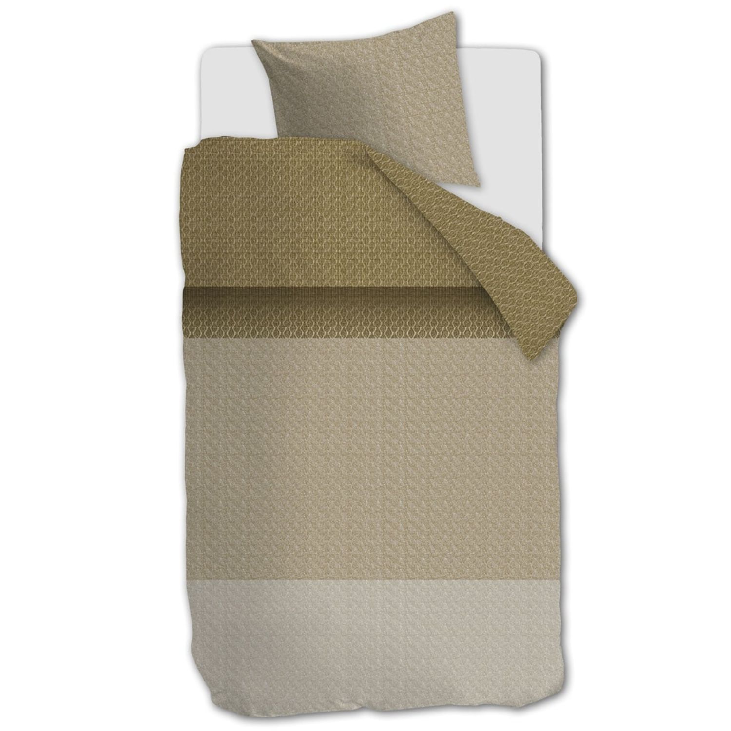 Beddinghouse Sanna Dekbedovertrek Goud – 140×200/220 cm - Afbeelding 2