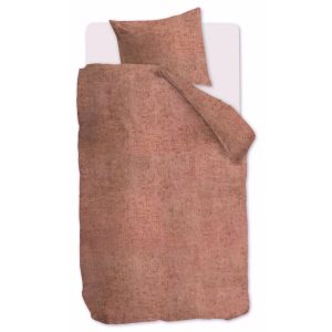 Beddinghouse Frost Flanel Dekbedovertrek Steenrood – 140×200/220 cm