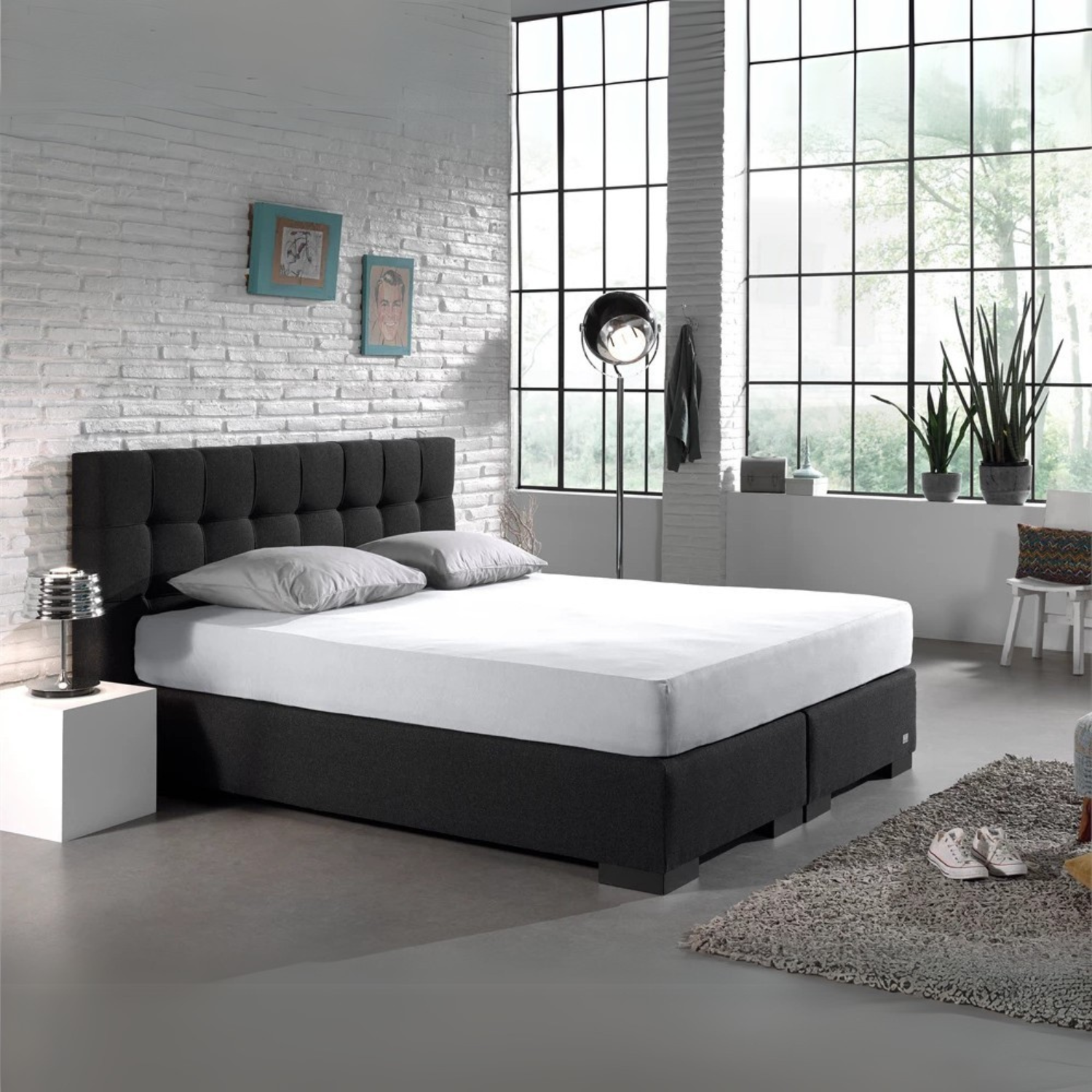 Droomtextiel Hoeslaken Katoen Wit 140×200 cm - Afbeelding 3