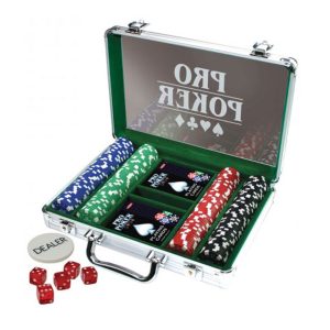 200 chips poker set in koffer