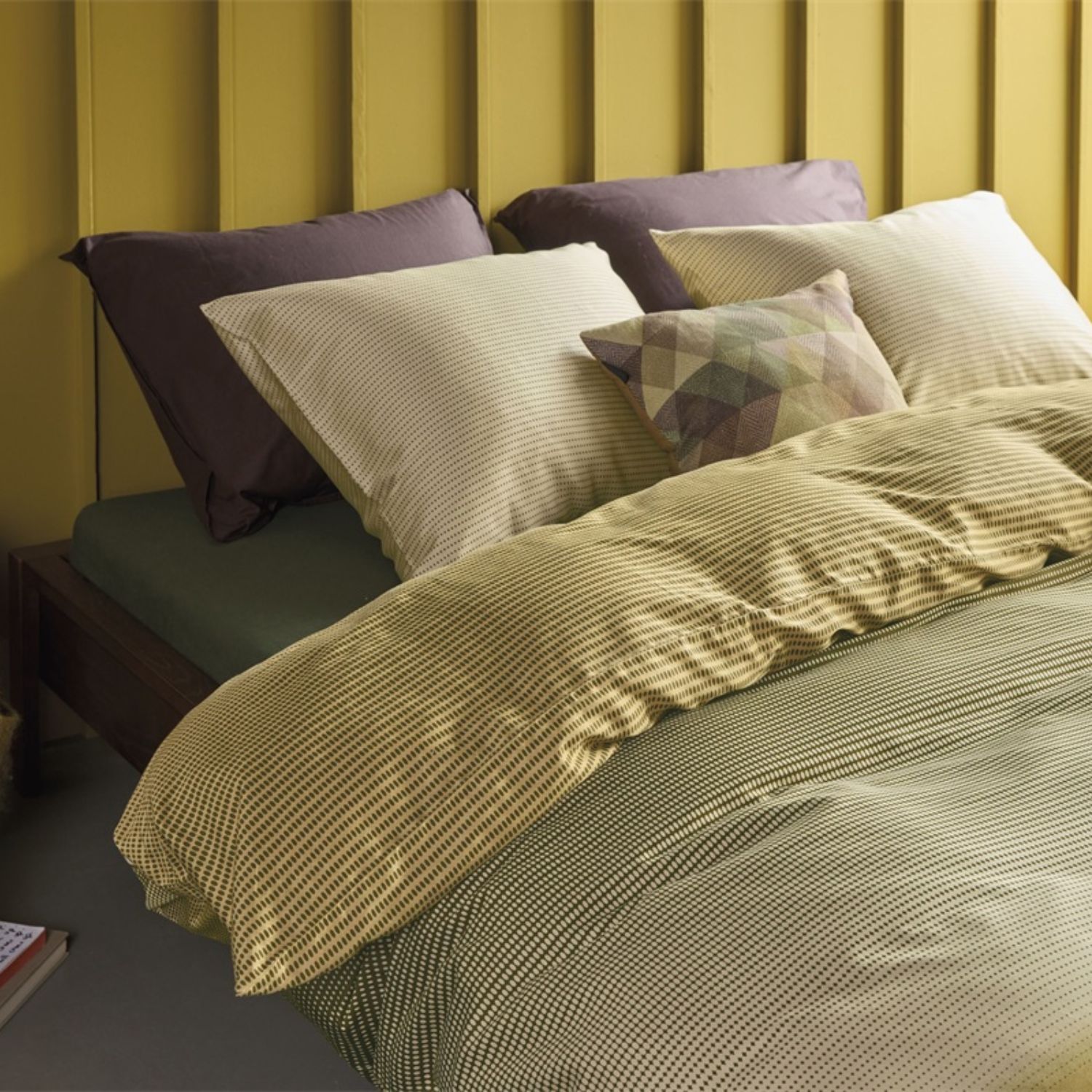 Beddinghouse Jenn Dekbedovertrek – 140×200/220 cm – Groen - Afbeelding 3