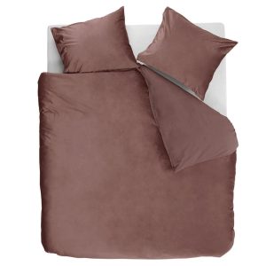 Ambiante Velvety Dekbedovertrek – 200×200/220 cm – Roze