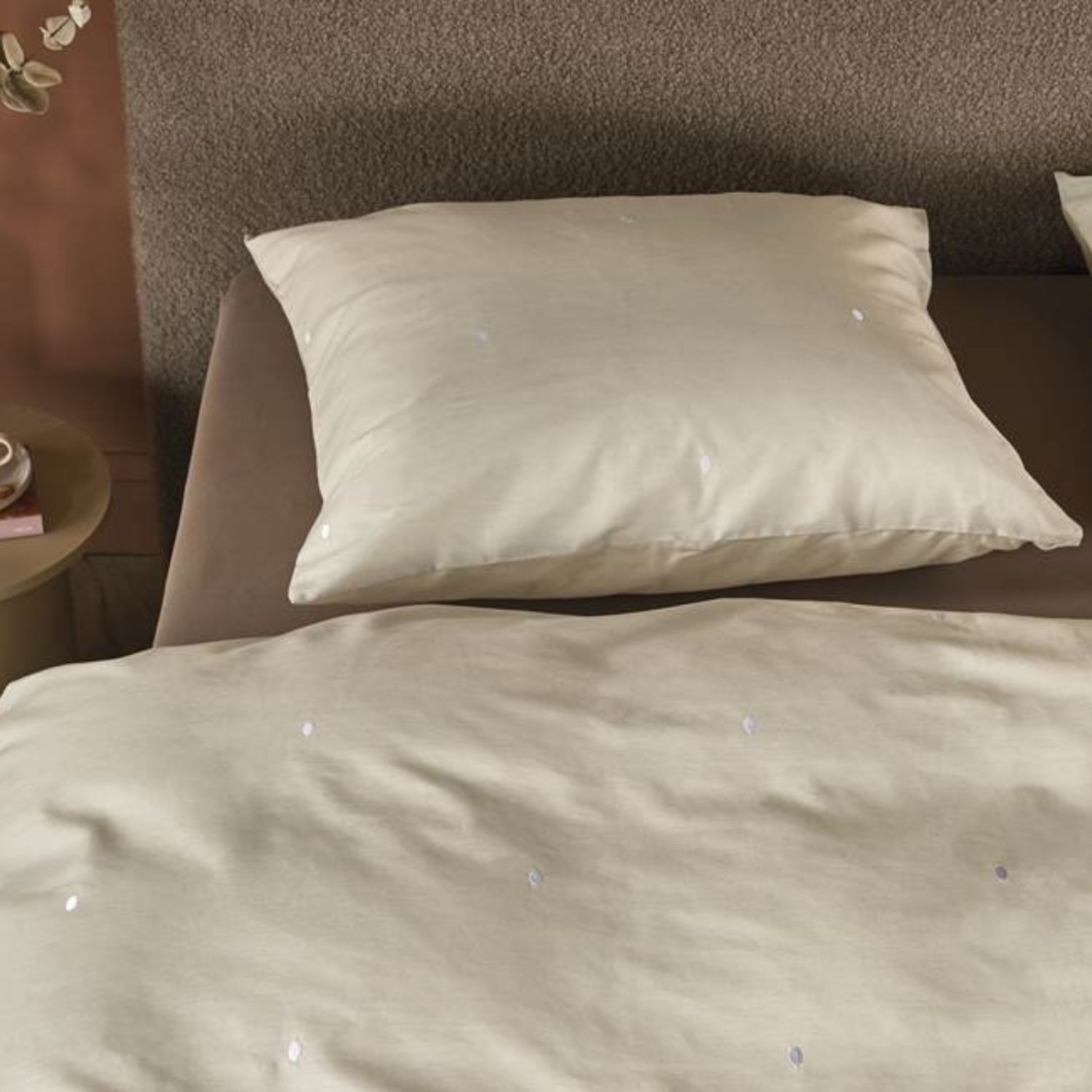 Beddinghouse Monsoon Dekbedovertrek Zand – 140×200/220 cm - Afbeelding 4