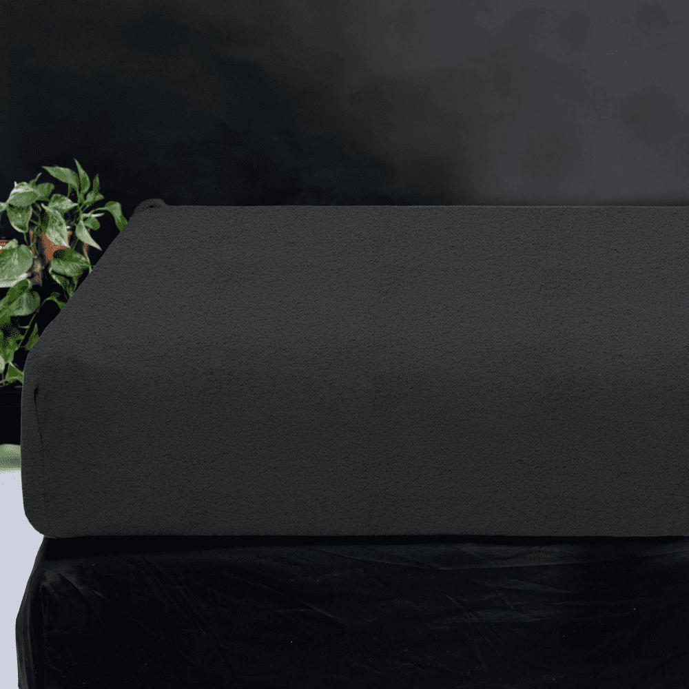 Sleeps Teddy Hoeslaken Antraciet – 90 x 200 cm - Afbeelding 3