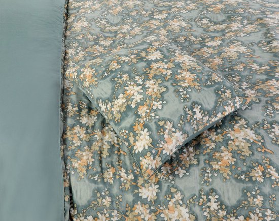 Papillon Aurora Dekbedovertrek – 200×200/220 cm – Groen - Afbeelding 4