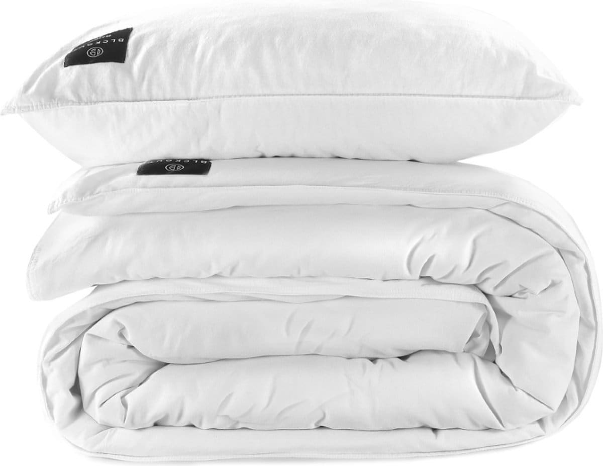 Blckout Dekbedovertrek Oslo Wit – 200×200/220 cm – Organisch Katoen – Hoogwaardig & Duurzaam - Afbeelding 4