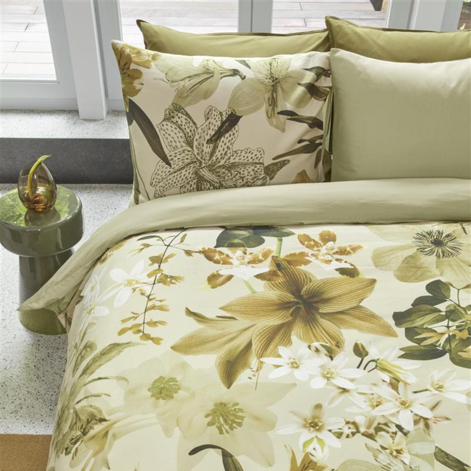 Beddinghouse Kiley dekbedovertrek – 140×200/220 cm – Groen - Afbeelding 4