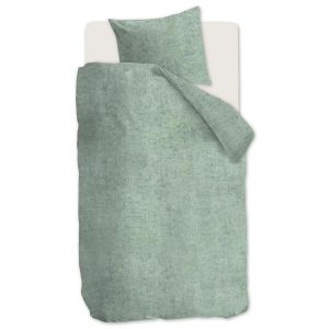 Beddinghouse Frost Flanel Dekbedovertrek Groen – 140×200/220 cm