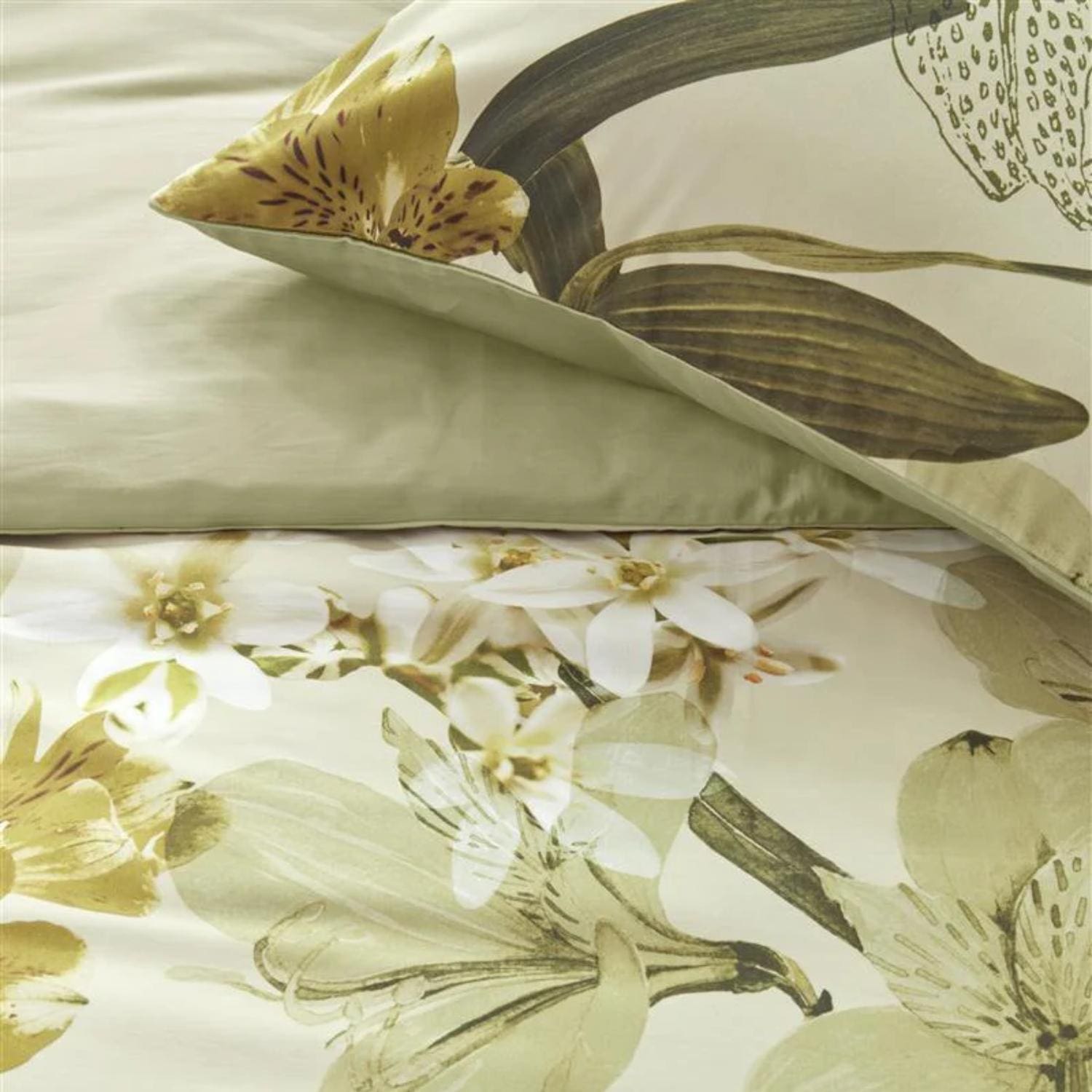 Beddinghouse Kiley dekbedovertrek – 140×200/220 cm – Groen - Afbeelding 3