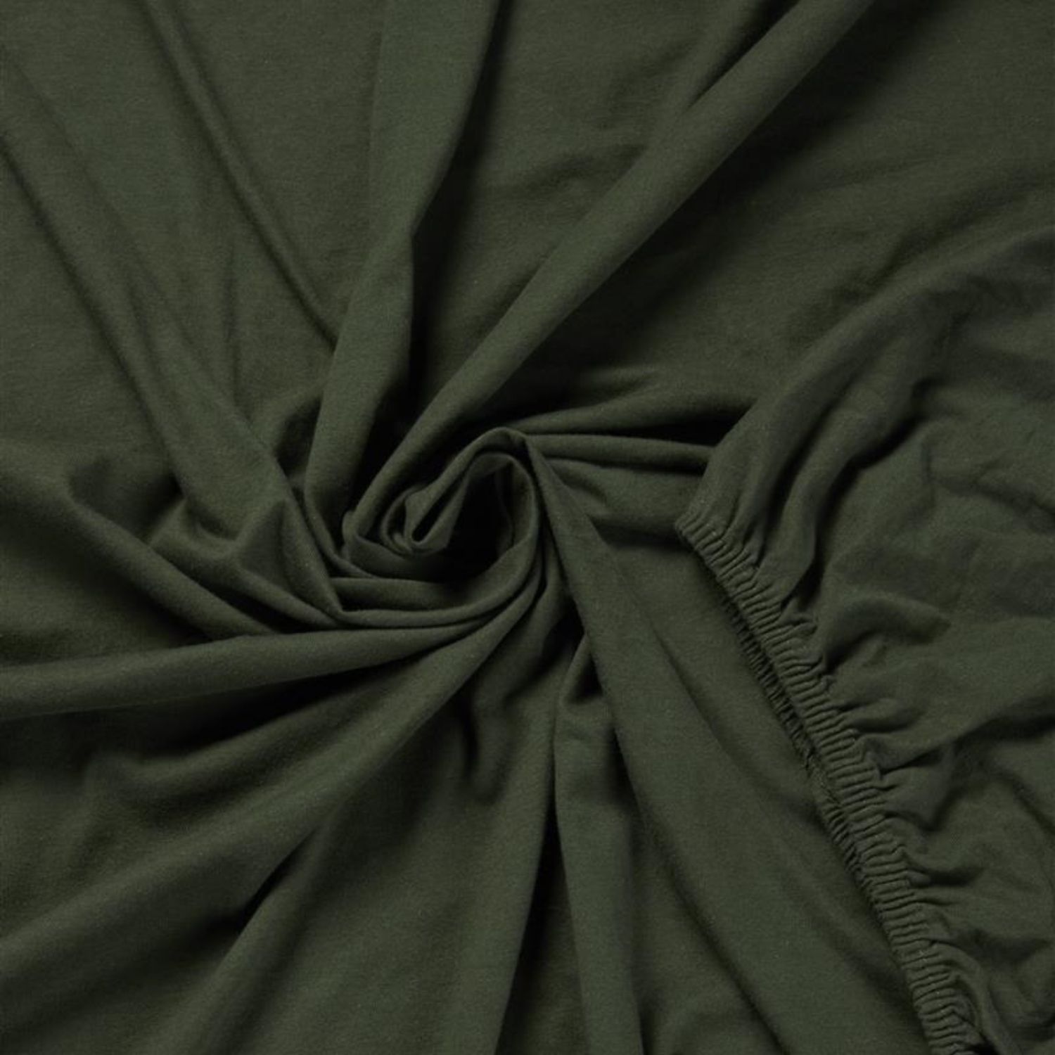 Beddinghouse Jersey Hoeslaken Donker Groen – 180 x 200/220 cm - Afbeelding 3