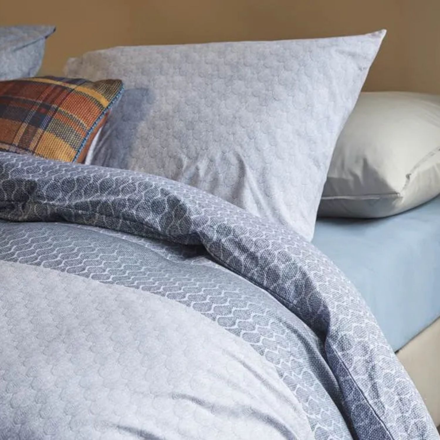 Beddinghouse Sanna Dekbedovertrek Blauw – 140×200/220 cm - Afbeelding 5