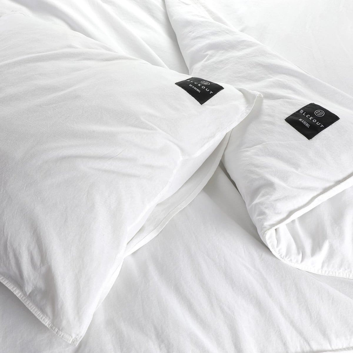 Blckout Dekbedovertrek Oslo Wit – 200×200/220 cm – Organisch Katoen – Hoogwaardig & Duurzaam - Afbeelding 6