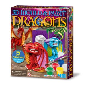 4M 3D gips gieten en verven draken