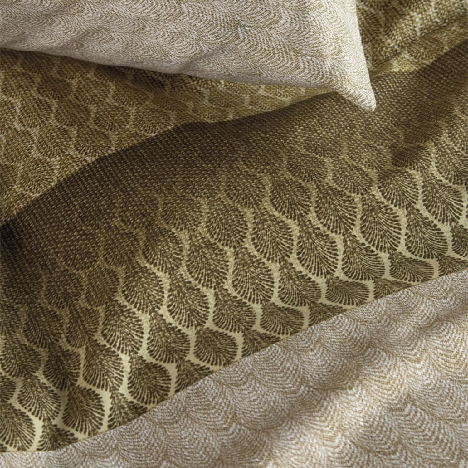 Beddinghouse Sanna Dekbedovertrek Goud – 140×200/220 cm - Afbeelding 3