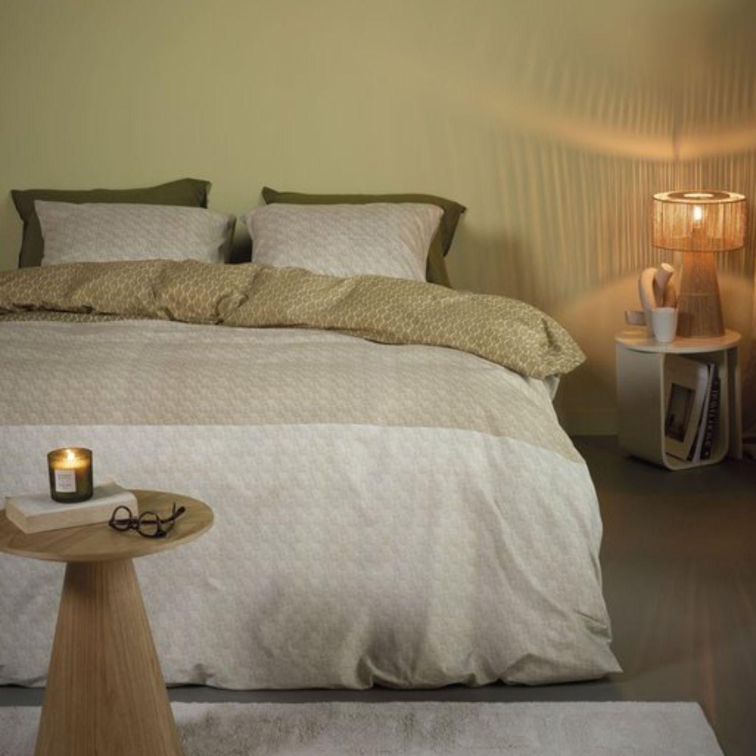 Beddinghouse Sanna Dekbedovertrek Goud – 140×200/220 cm - Afbeelding 4