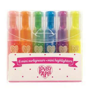 6 mini highlighters