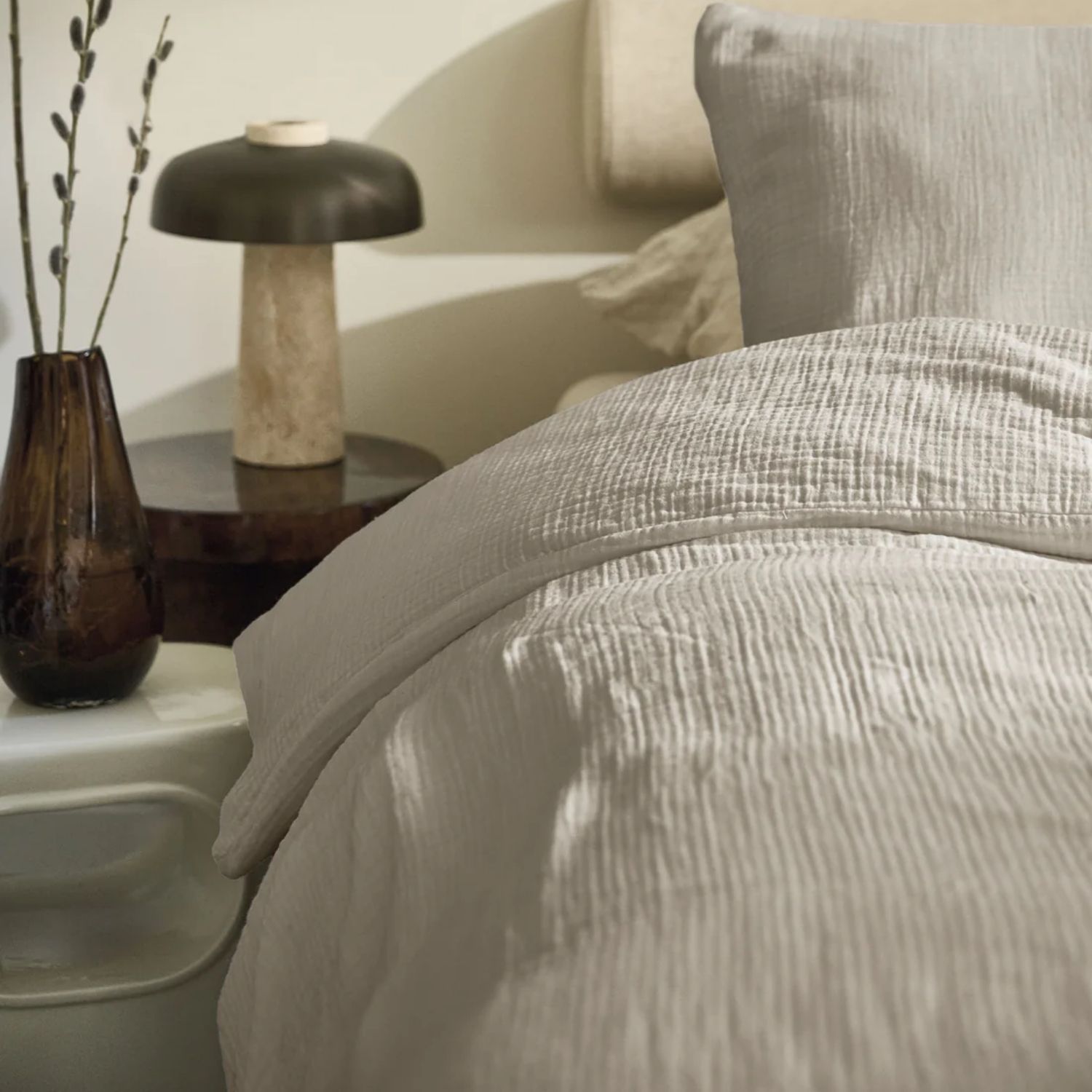 VTWonen Gentle Embrace Dekbedovertrek – 200 x 200/220 cm – Zand - Afbeelding 4