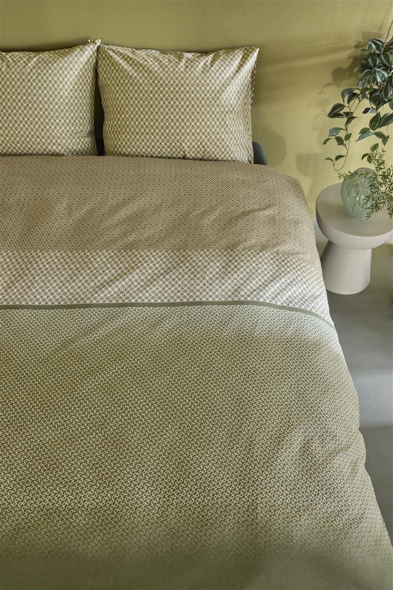 Beddinghouse Jimmy dekbedovertrek – 140×200/220 – Groen - Afbeelding 5