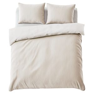 Sleeptime Velvet Cartier dekbedovertrek – 200×200/220 cm – Crème
