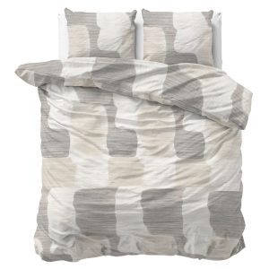 Sleeptime Dune Dekbedovertrek Grijs – 200×200/220 cm