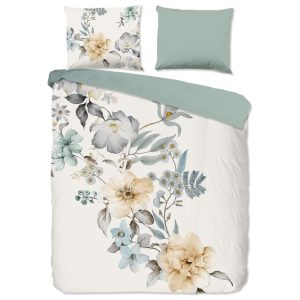 Good Morning Dekbedovertrek Celina Wit – 200×200/220 cm – 100% Katoen