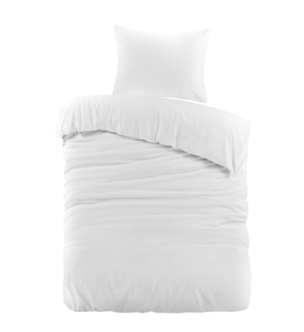 Dreamhouse Mendez Dekbedovertrek Flanel Wit – 140×200/220 cm - Afbeelding 2