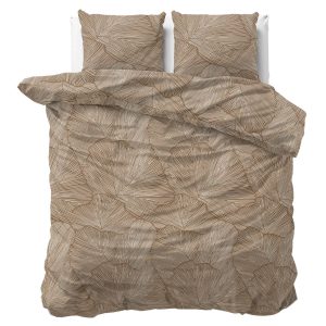 Sleeptime Amber Dekbedovertrek Bruin – 200×200/220 cm