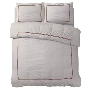 Hotel Line Dekbedovertrek Brata Taupe – 140×200/220 cm