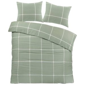 Day Dream Stan – Dekbedovertrek – Tweepersoons – 200×200/220 cm – Groen