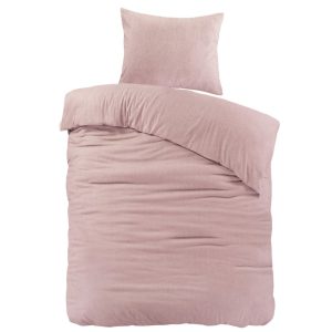 Papillon Brienz Dekbedovertrek Flanel Roze – 140×200/220 cm