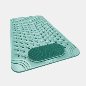 Antislip Douchemat met Zuignappen, Afvoergaten en Voetscrubber Massage