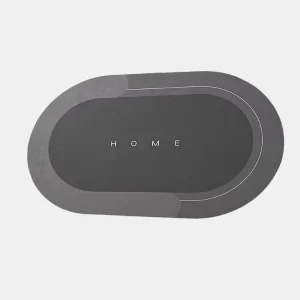 Antislip Ovale Badmat Super Absorberend Sneldrogend Comfortabel Veilig Stijlvol