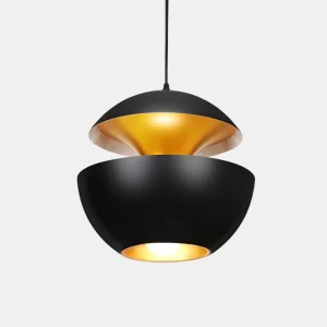 Appel Hanglamp Modern Zwart en Wit Artistiek Licht