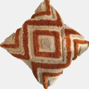 Boho Geborduurde Kussenhoes met Handgemaakt Detail voor Elegantie en Comfort