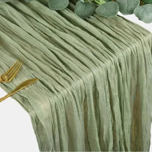 Boho Tafelloper Lang Voile Stof Elegante Woondecoratie