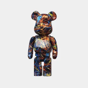 Decoratieve Beer Figurine – Kleurrijk Design & Speelse Woondecoratie