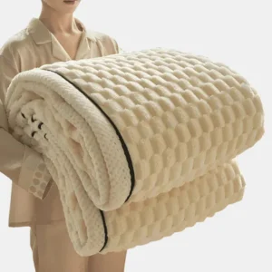 Dikke Knusse Fleece Deken Zacht Warm Comfort voor Bank en Bed
