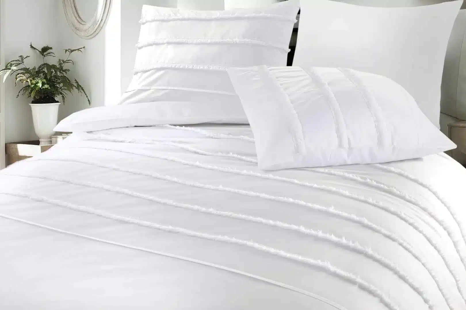 Papillon Dekbedovertrek Lucidia Wit – 240×200/220 cm - Afbeelding 4