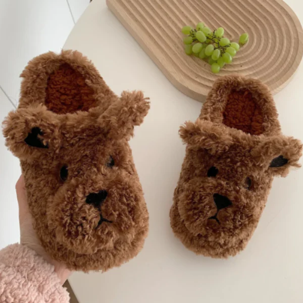 Fluffy Dierenpantoffels Zachte Pluche Comfort voor Alle Leeftijden - Afbeelding 4