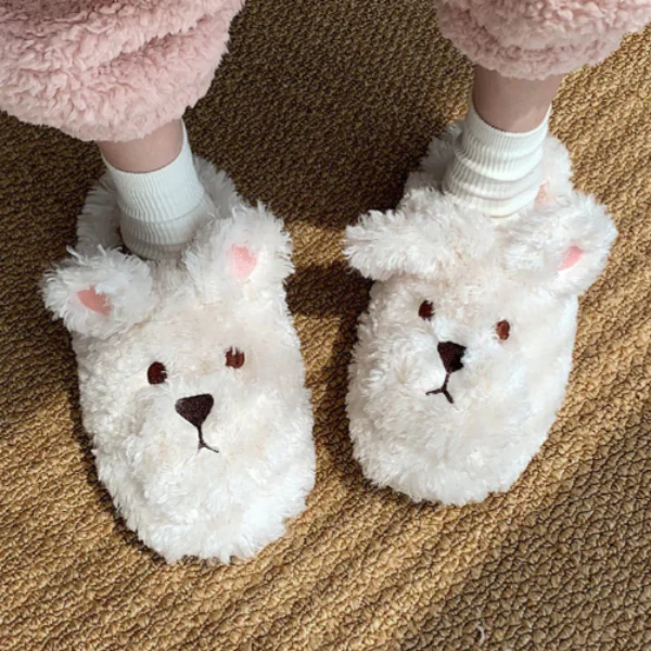 Fluffy Dierenpantoffels Zachte Pluche Comfort voor Alle Leeftijden - Afbeelding 7