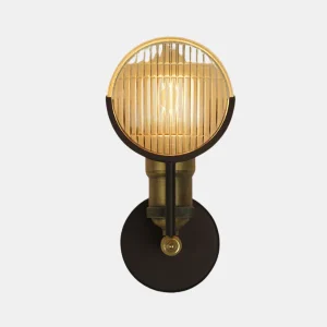 Fresnel Lens Wandlamp Messing Afwerking Diffuus Licht voor Gezellige Interieurs